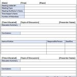 7 Free Meeting Minutes Templates – Excel Pdf Formats Within Project Meeting Minutes Template Word