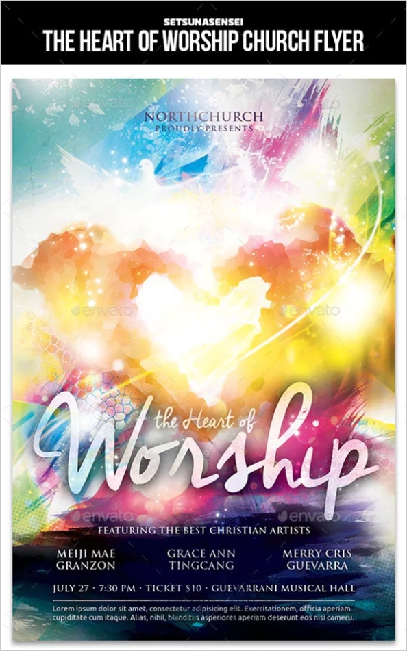 79+ Worship Flyer Templates - Free &amp; Premium Psd Vector Ai Downloads for Free Church Flyer Templates Download
