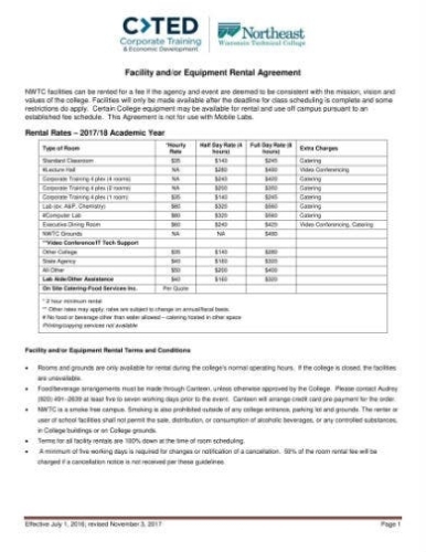 8+ Best Equipment Rental Agreement Templates – Google Docs, Ms Word Inside Free Facility Rental Agreement Template