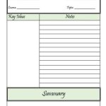 8 Free Cornell Notes Templates – Ms Word, Ms Excel And Pdf For Cornell Notes Template Word Document