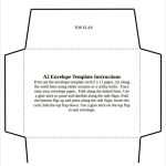 8+ Sample A2 Envelope Templates | Sample Templates Regarding Business Envelope Template Illustrator
