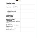 8+ Trip Report Templates – Google Docs, Ms Word, Pages, Editable Pdf Pertaining To Business Trip Report Template Pdf