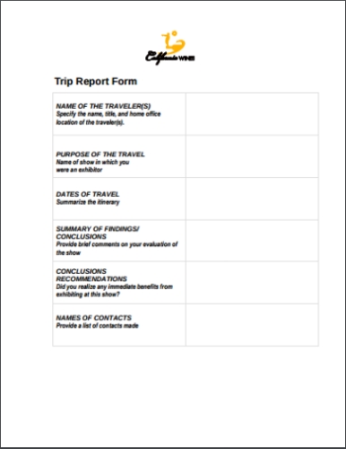 8+ Trip Report Templates – Google Docs, Ms Word, Pages, Editable Pdf Pertaining To Business Trip Report Template Pdf