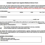 9 Against Medical Advice Forms – Samples , Examples & Format | Sample Intended For Medical Death Note Template