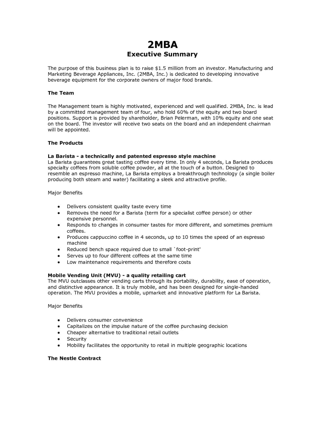 9+ Executive Summary Marketing Plan Examples – Pdf, Word | Examples With Regard To Executive Summary Template For Business Plan