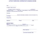 9+ Income Verification Letter - Pdf, Doc | Examples in Proof Of Income Letter Template
