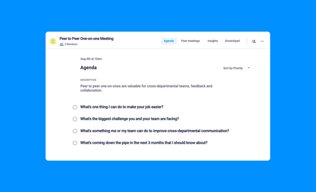 9 One On One Meeting Templates That Build Trust | Hypercontext In 1 On 1 Meeting Template