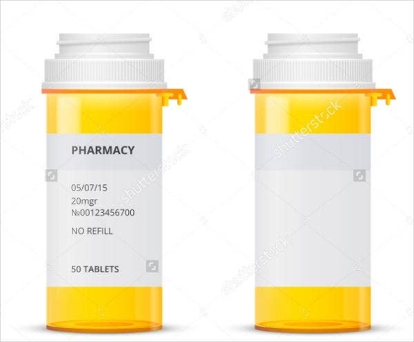 9+ Pill Bottle Label Templates – Word, Apple Pages, Google Docs | Free Pertaining To Prescription Bottle Label Template