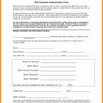 Ach Deposit Authorization Form Template | Shooters Journal With Profit Participation Loan Agreement Template