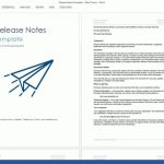 Addictionary Regarding Software Release Notes Document Template