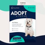 Adopt A Pet Flyer Template | Free Psd File With Pet Flyer Templates Free