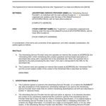 Advertising Contract Template | Advertising Agreement Template – Bonsai Within Free Advertising Agency Agreement Template