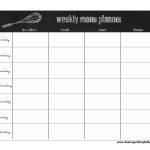 All Things New {Printable Menu Planner} | Dancing With My Father With Regard To Weekly Menu Planner Template Word