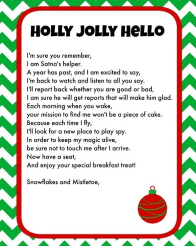 Arrival Letters: Complete Index Of Free Elf On The Shelf Letters With Regard To Elf On The Shelf Letter From Santa Template