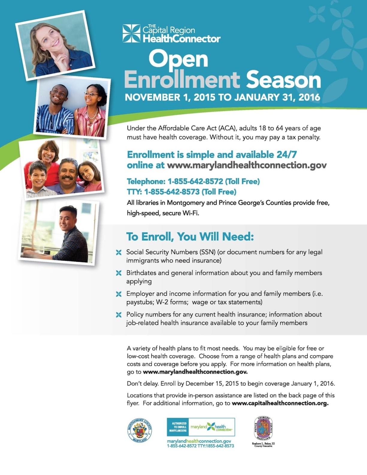 Asian American Health Initiative'S Community Blog: 01/01/2016 – 02/01/2016 Regarding Open Enrollment Flyer Template