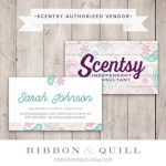 Authorized Scentsy Vendor | Scentsy Business Card | Rad Paisley in Scentsy Business Card Template