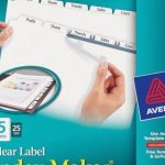 Avery 5 Tab Template 11446 Product Details – Williamson Ga Intended For 5 Tab Label Template