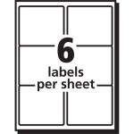 Avery 5664, Avery Easy Peel Mailing Label, Ave5664, Ave 5664 – Great Inside Label Template 4 Per Page
