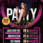 Awesome Club Party Flyer Psd Template – Psdfreebies Regarding Free Templates For Party Flyers