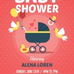 Baby Shower Flyer By Bonezboyz9 | Graphicriver Regarding Baby Shower Flyer Template