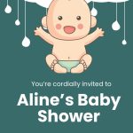 Baby Shower Invitation Flyer Template – Google Docs, Illustrator, Word With Baby Shower Flyer Templates Free