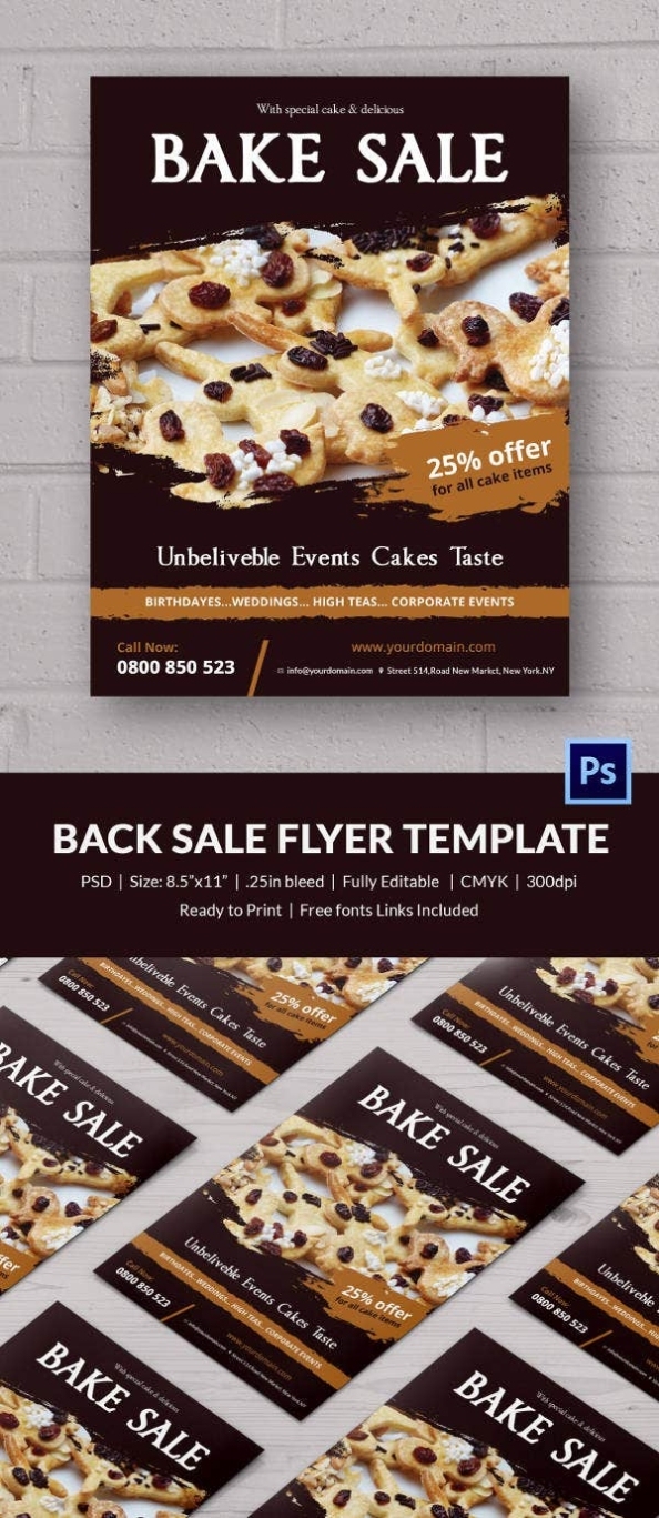 Bake Sale Flyer Template – 24+ Free Psd, Indesign, Ai Format Download With Regard To Bake Sale Flyer Template Free