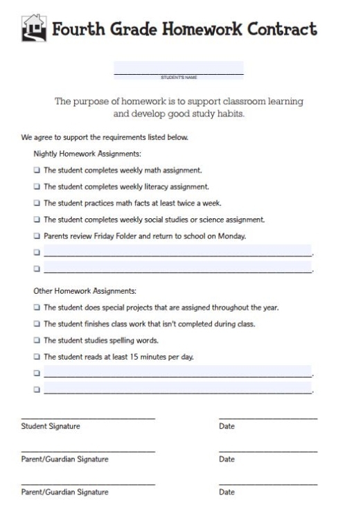 Behavior Contracts And Checklists That Work | Scholastic In Good Behavior Contract Templates
