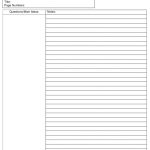 Blank Cornell Notes Template Notes Word Doc For Cornell Notes Template Google Docs