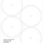 Blank Labels For 12" Vinyl Records, 4 Per Sheet – Blank Labels And With 4 Per Page Label Template