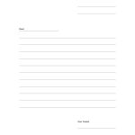 Blank Letter Writing Template For Kids For Letter Writing Template For Kids