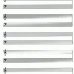 Blank Piano Sheet Music - Tutlin.psstech.co - Free Printable Blank regarding Music Notes Paper Template