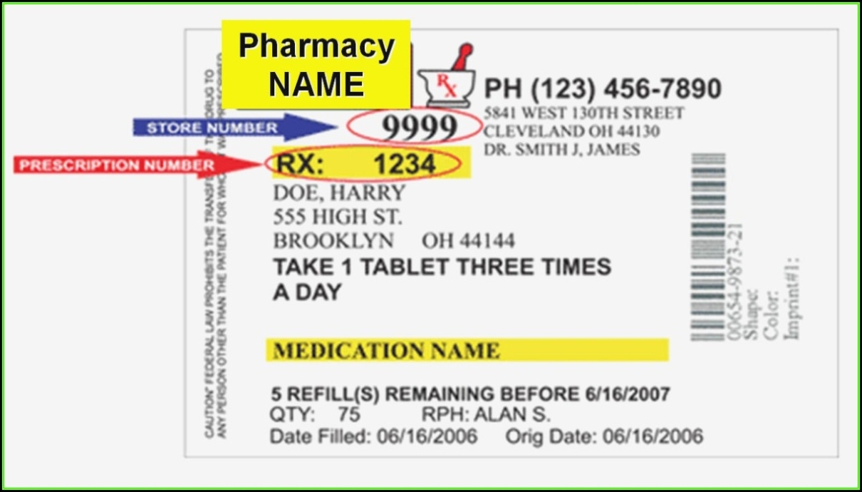 Blank Prescription Pad Template - Template 1 : Resume Examples #Rg8Dpe28Mq Regarding Prescription Labels Template