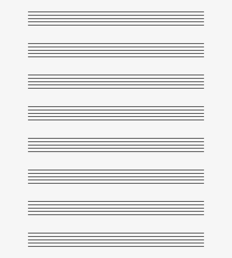 Blank Staff Paper - Music Staff Paper A4 - 700X900 Png Download - Pngkit Within Music Notes Paper Template