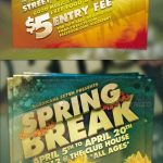 Block Party And Spring Break Flyer Template Pack By Seraphimchris Throughout Block Party Template Flyer