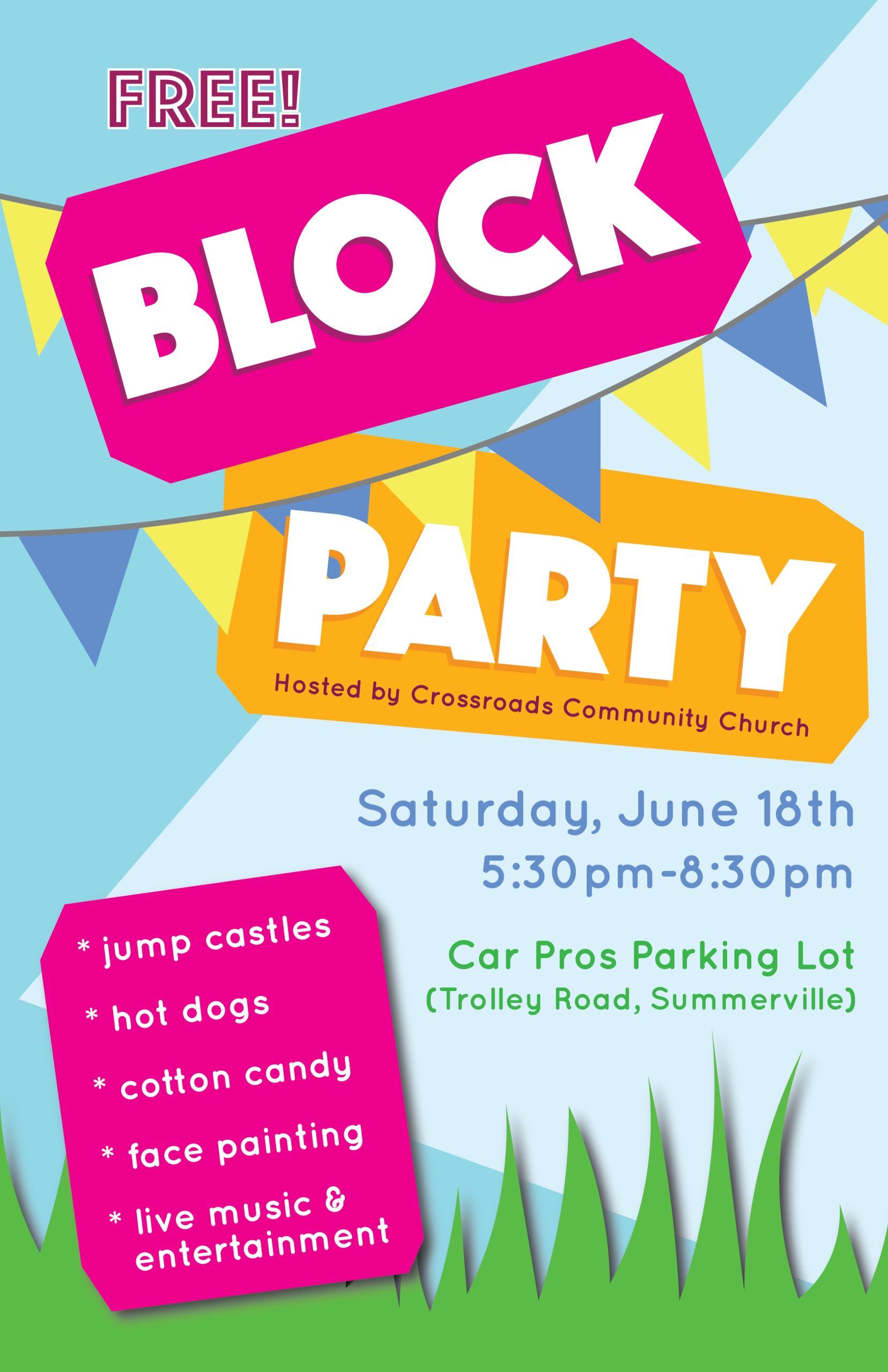Block Party | Crossroads Community Church With Regard To Block Party Flyer Template Free