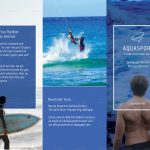 Blue Aqua Tri Fold Brochure Design Template In Psd, Word, Publisher In Cool Flyer Templates For Word