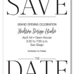 Bold Business Save The Date Cards | Corporate Save The Date Throughout Meeting Save The Date Templates