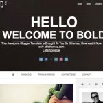 Bold Modern Parallax Blogger Template • Blogspot Templates 2018 In Free Blogger Templates For Business