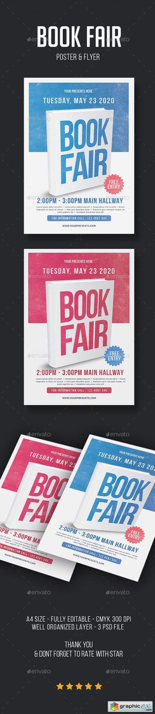 Book Fair Flyer » Free Download Vector Stock Image Photoshop Icon With Scholastic Book Fair Flyer Template