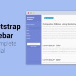 Bootstrap Sidebar Tutorial – Step By Step Tutorial With 5 Sidebar For Html Vertical Menu Bar Template
