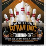 Bowling Tournament – Premium Flyer Template On Behance Within Bowling Party Flyer Template