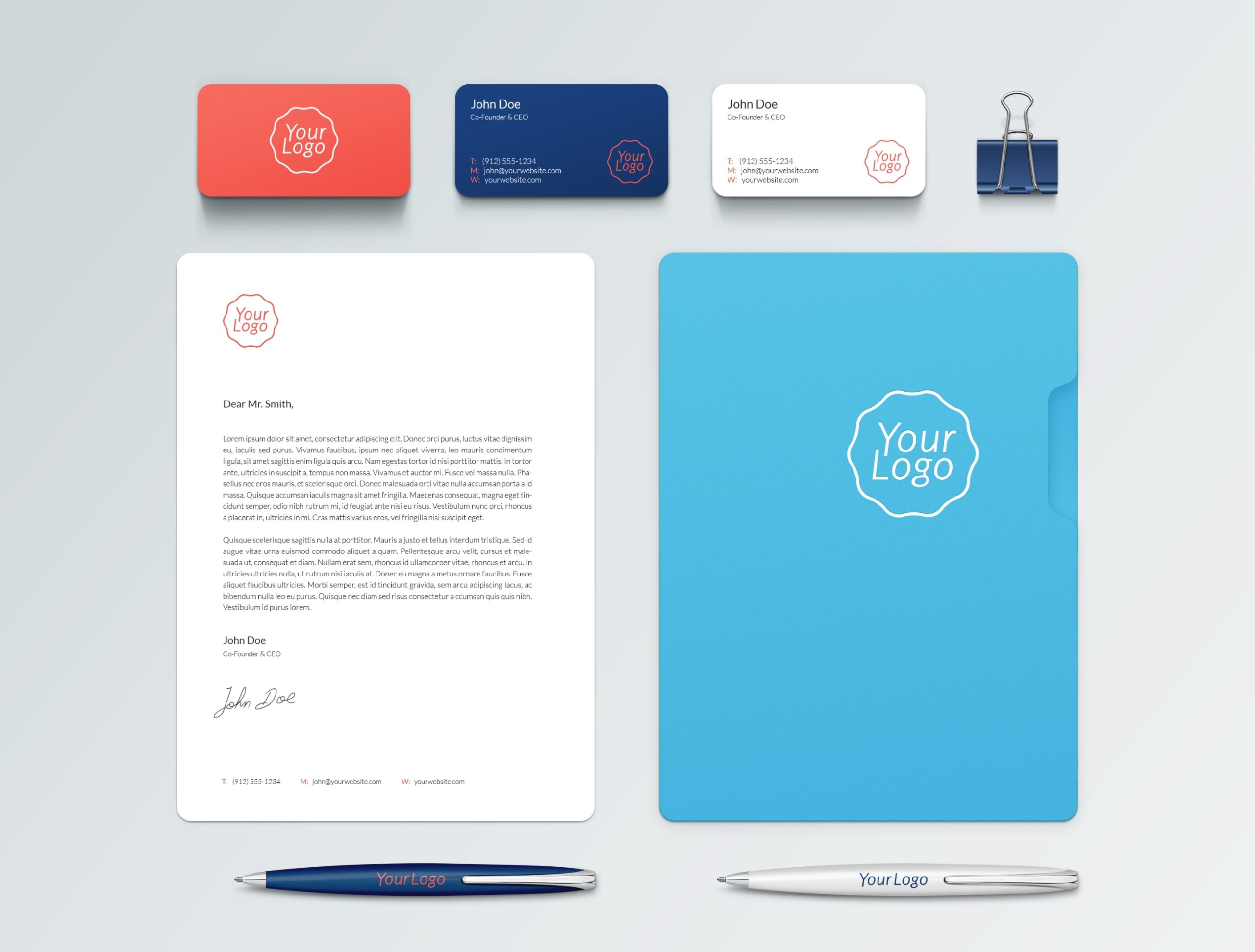 Branding / Identity Mockup | Graphicburger With Word 2013 Business Card Template