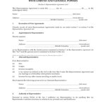 British Columbia Representation Agreement Package (Section 9) | Legal Intended For Legal Representation Agreement Template