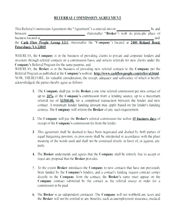 Broker Agreement Template Free | Resume Examples Pertaining To Commercial Mortgage Broker Fee Agreement Template