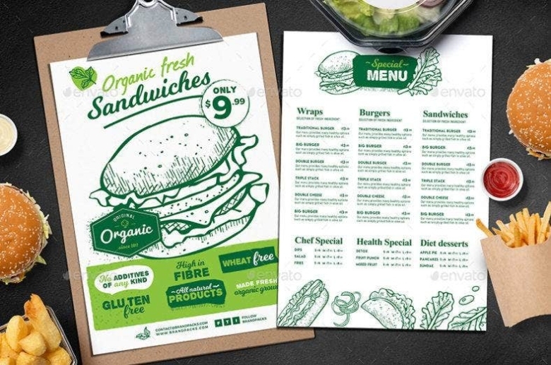 Burger Menu Designs – 25+ Free Templates In Psd, Indesign, Illustrator Intended For Product Menu Template