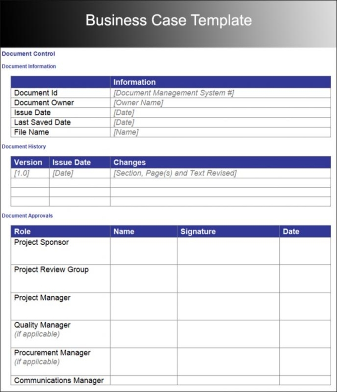 Business Case Template | Template Business Regarding New Hire Business Case Template