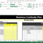 Business Continuity Plan Template In Excel With Regard To Business Continuity Plan Risk Assessment Template