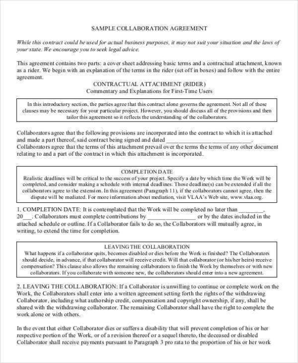 Business Contract Between Two Parties / 16 Printable Business Agreement Regarding Brand Partnership Agreement Template