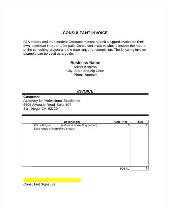 Business Invoice Templates – 7+ Free Word, Pdf Format Download | Free For Free Business Invoice Template Downloads