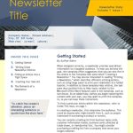 Business Newsletter (4 Pages) Inside Free Business Newsletter Templates For Microsoft Word